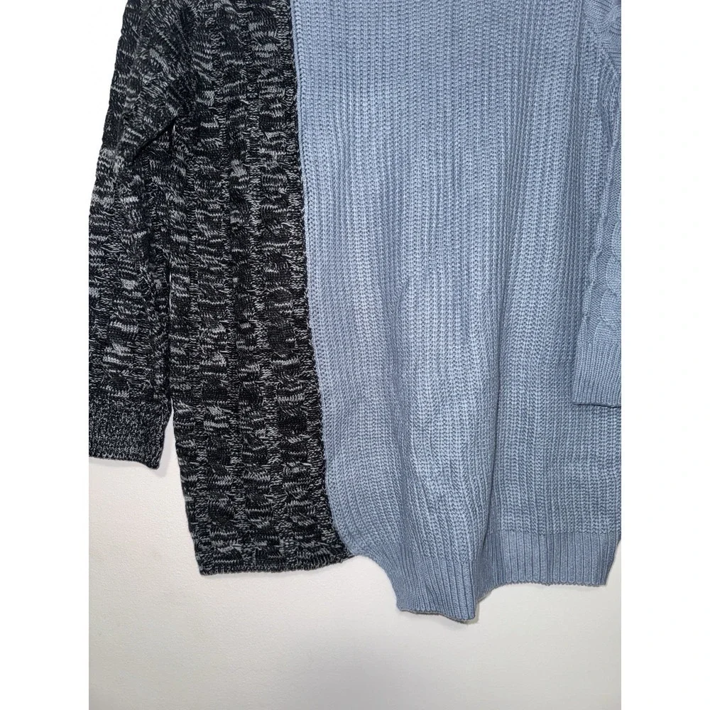 Taoliyuan Mens Pullover Sweater Winter Ribbed Knitted Color Comfort One Size